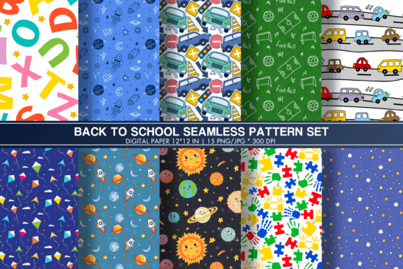 Back to School Digital Paper Classroom