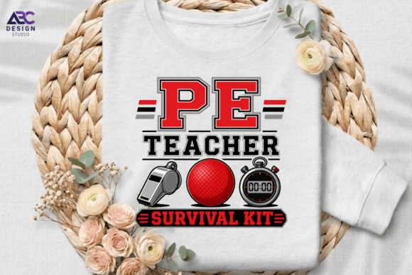 Back to School PE Teacher Survival PNG