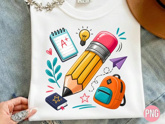 Back to School Pencil Notebook PNG: The Ultimate Digital Asset for Creative Educators and Crafters