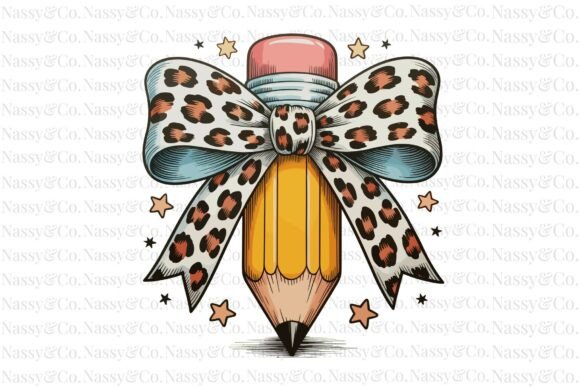 Leopard Pencil Bow Back to School PNG: A Comprehensive Guide for Creative Professionals