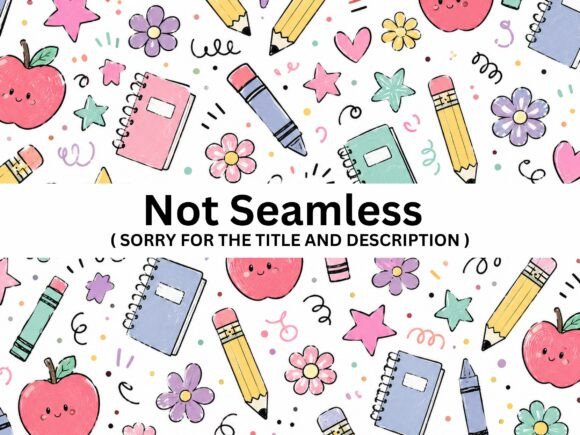 Transform Your Projects with a Cute Back to School Pattern PNG