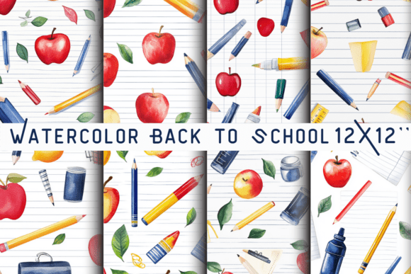 Watercolor Back to School Wallpaper: Transforming Creative Projects with Artistic Stationery
