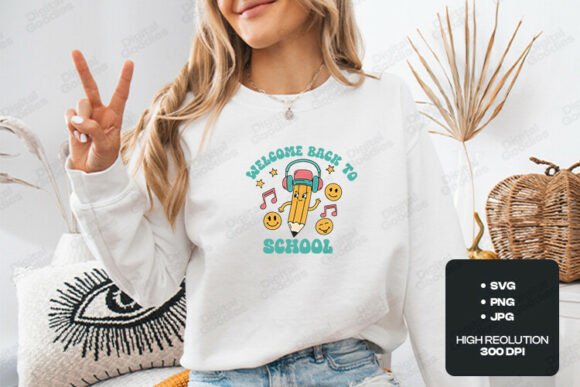 Welcome Back to School Pencil Design